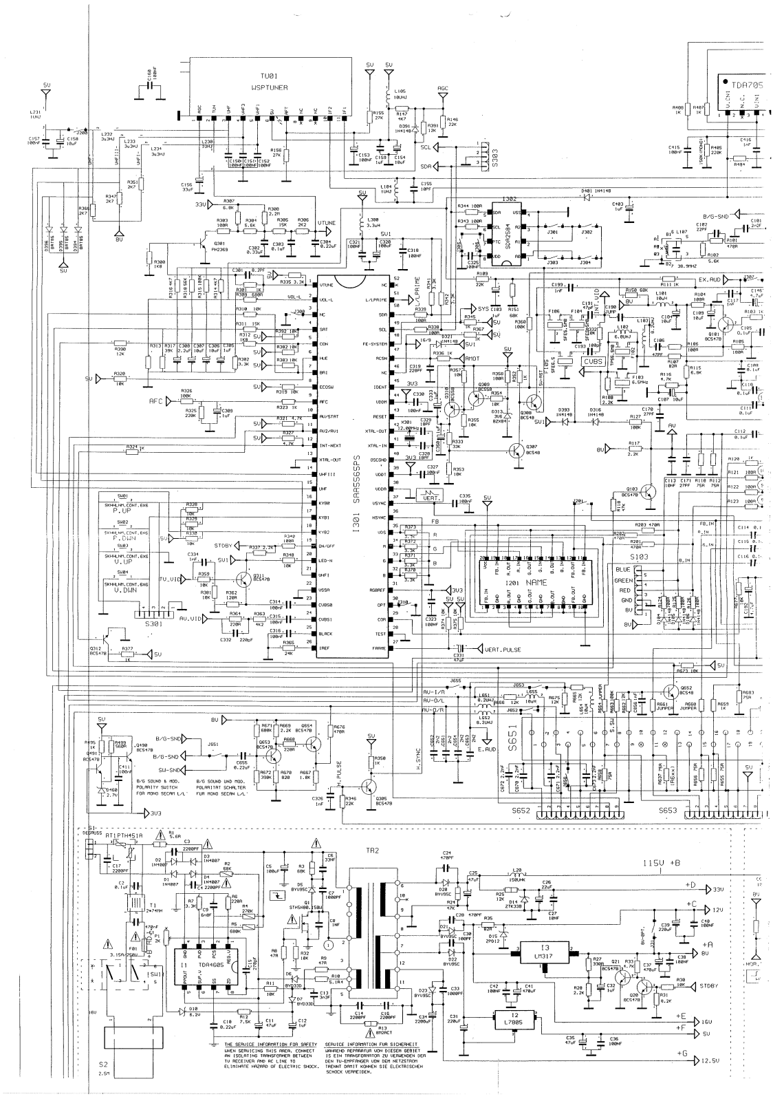 Sanyo C20BG2TXN Schematic