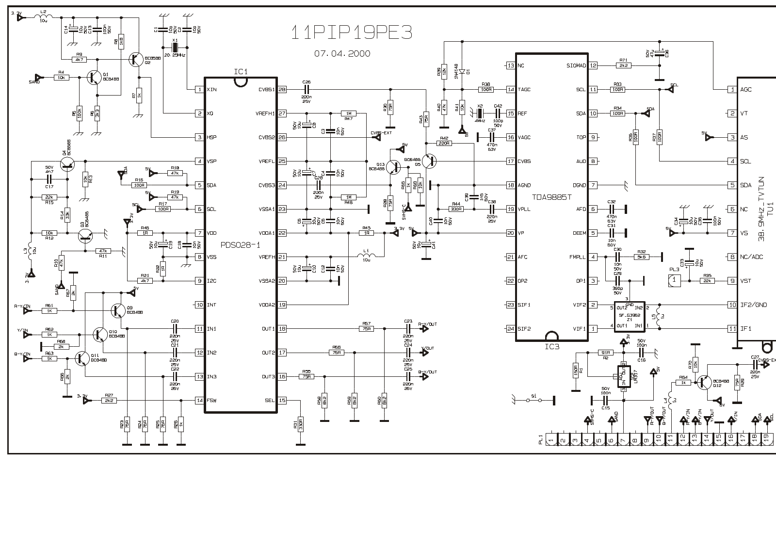 RAINFORD PIP19 Schematic