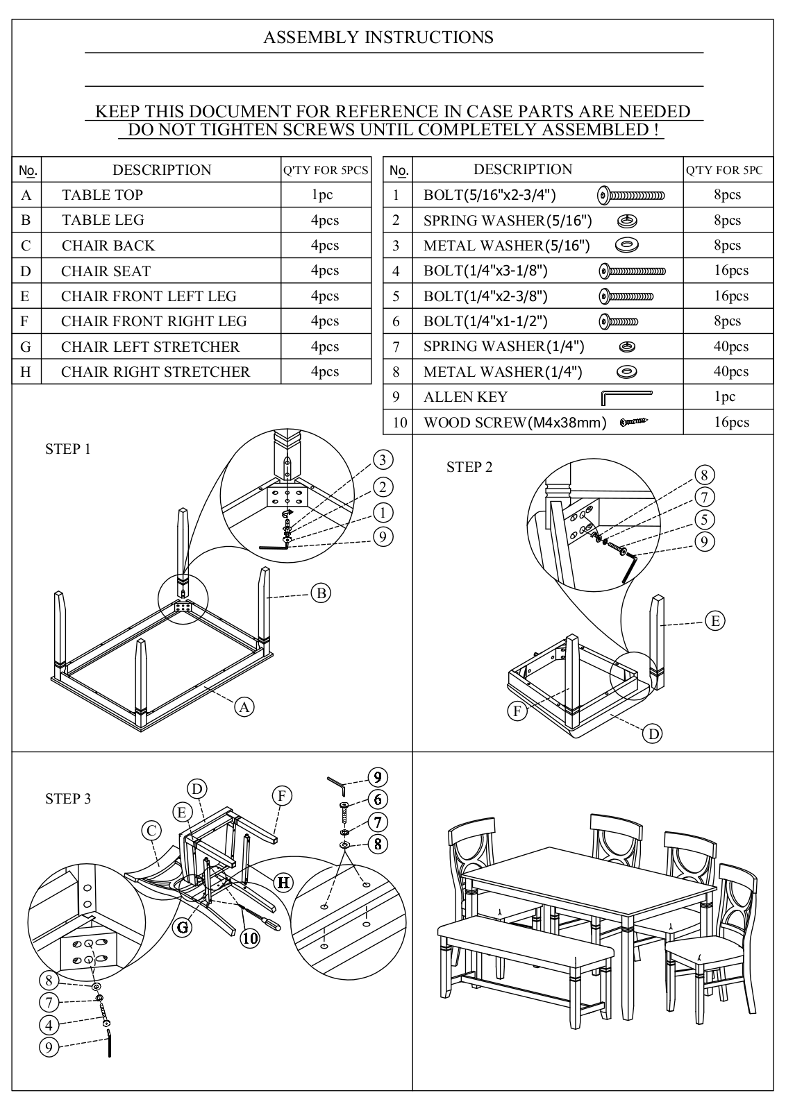 Sand & Stable W004255207 Installation & Assembly - ManualMachine.com