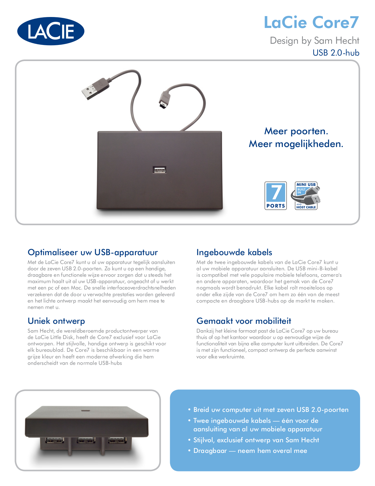 Lacie CORE7 DATASHEET