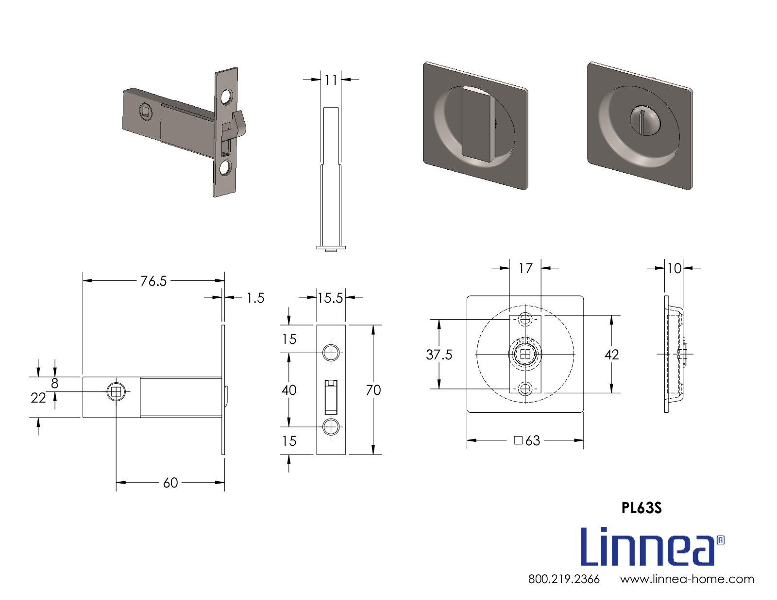 Linnea LNNE1386 Dimensions - ManualMachine.com