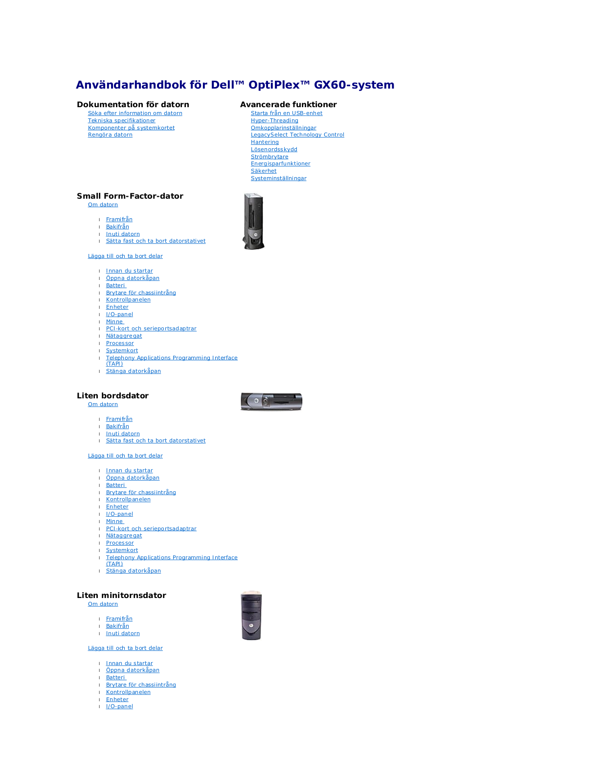 Dell OptiPlex GX60 User Manual