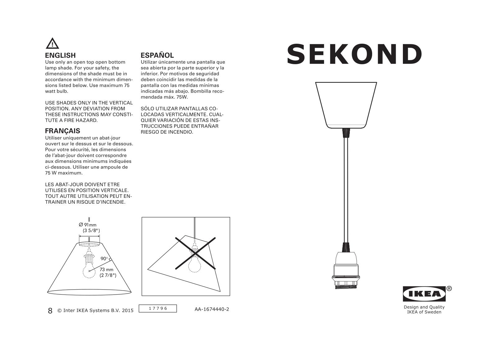 Ikea 70313286 Assembly instructions