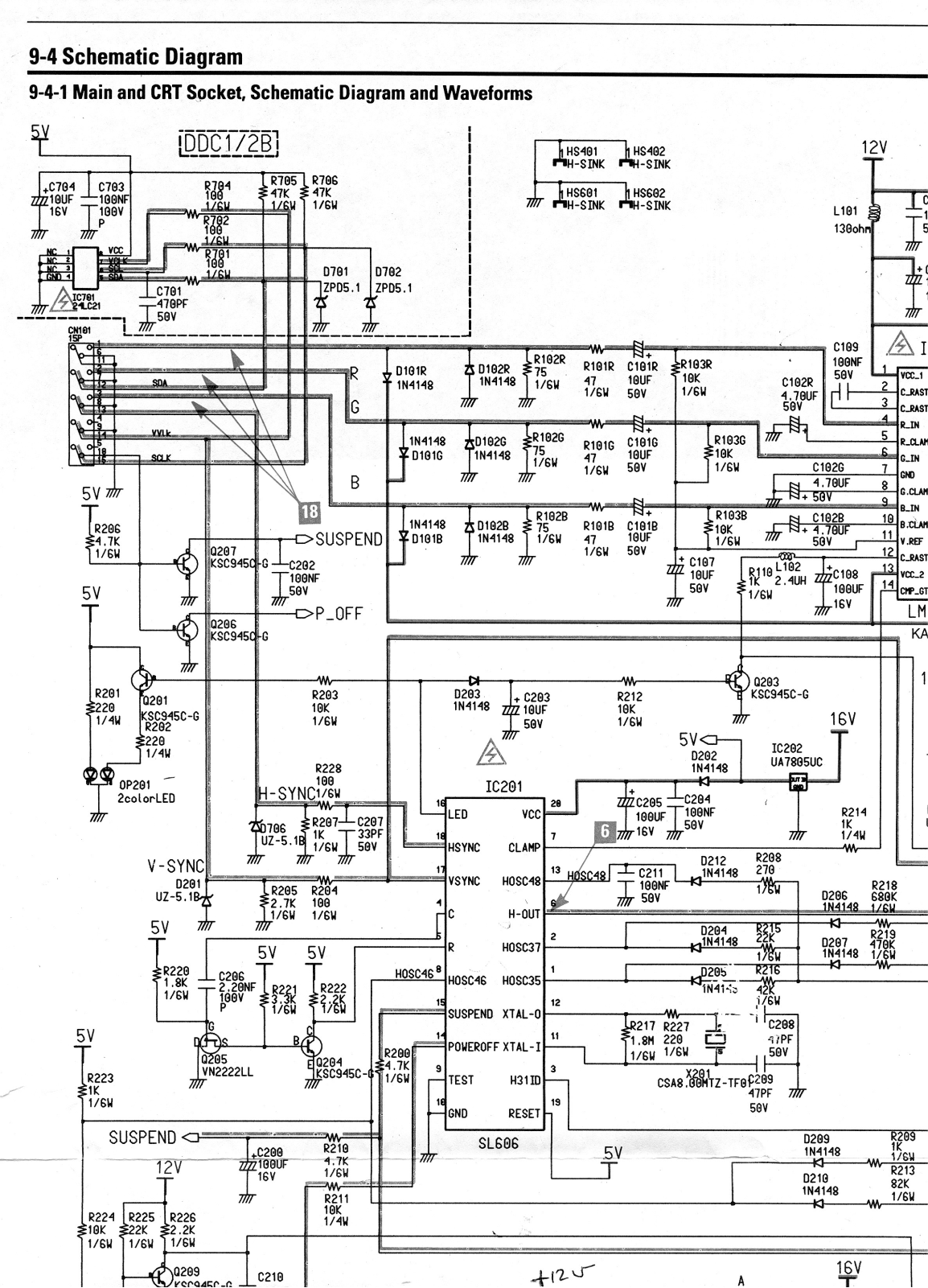 Samsung CQB4147 Schematic