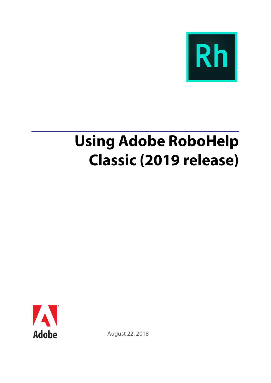 Macromedia RoboHelp - 2019 User Guide