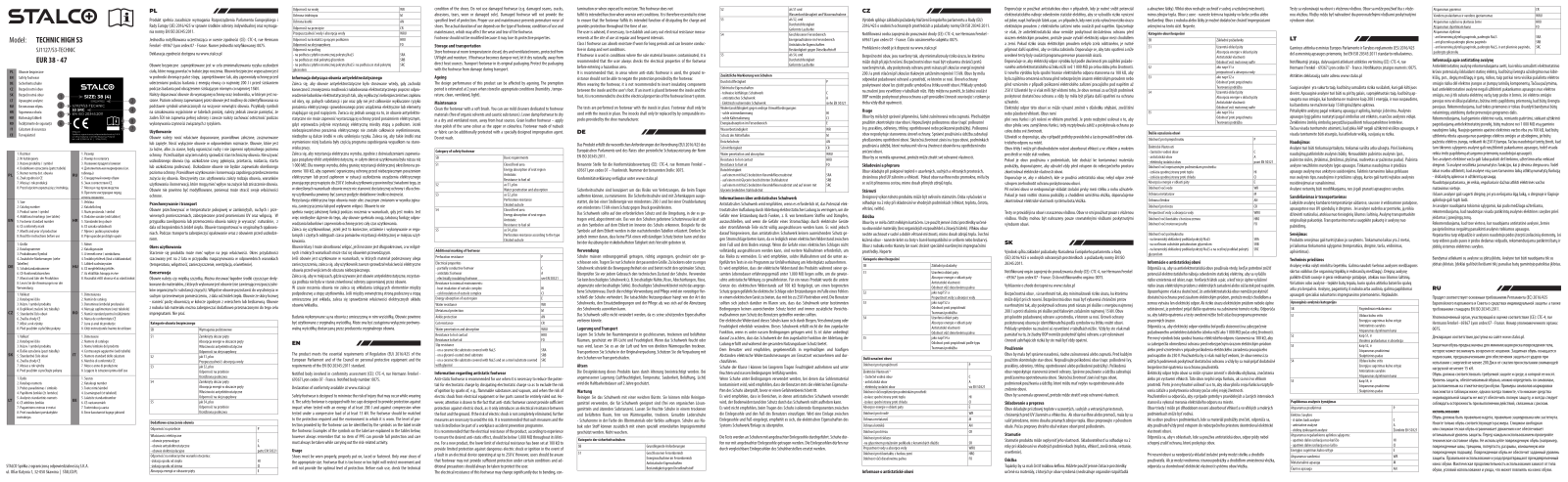 STALCO TECHNIC HIGH S3 User guide - ManualMachine.com