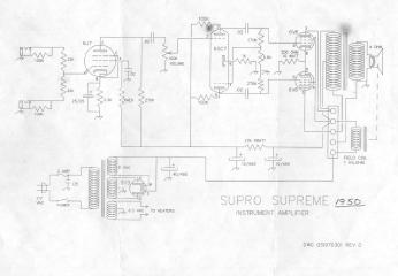 Supro ValcoSupreme1950 Schematic - ManualMachine.com