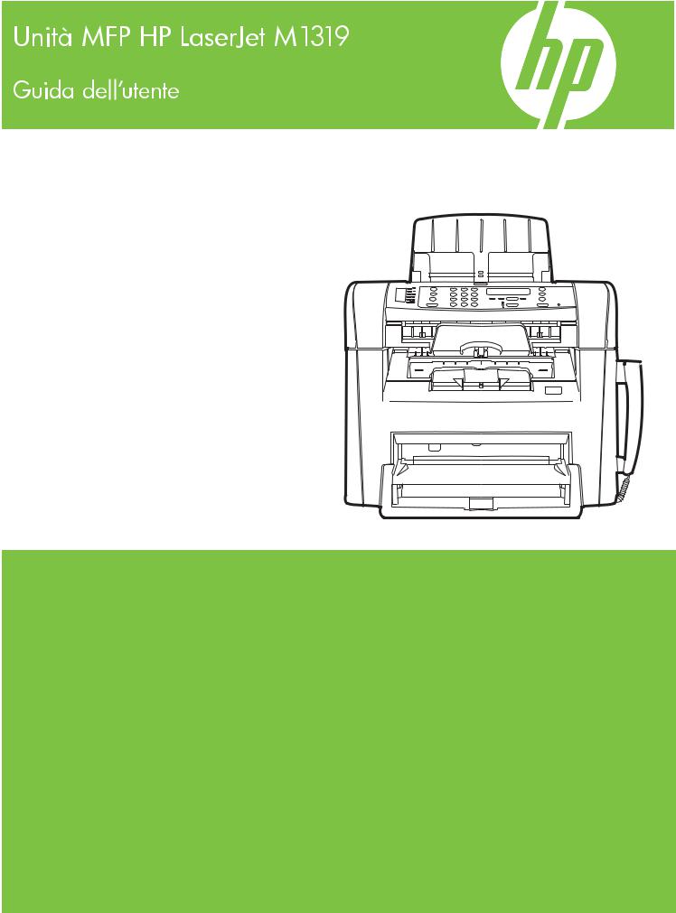 Hp LASERJET M1319 User Manual