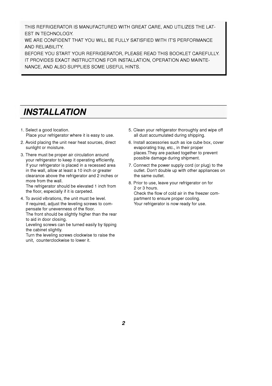 LG GR-582SSQF User Manual