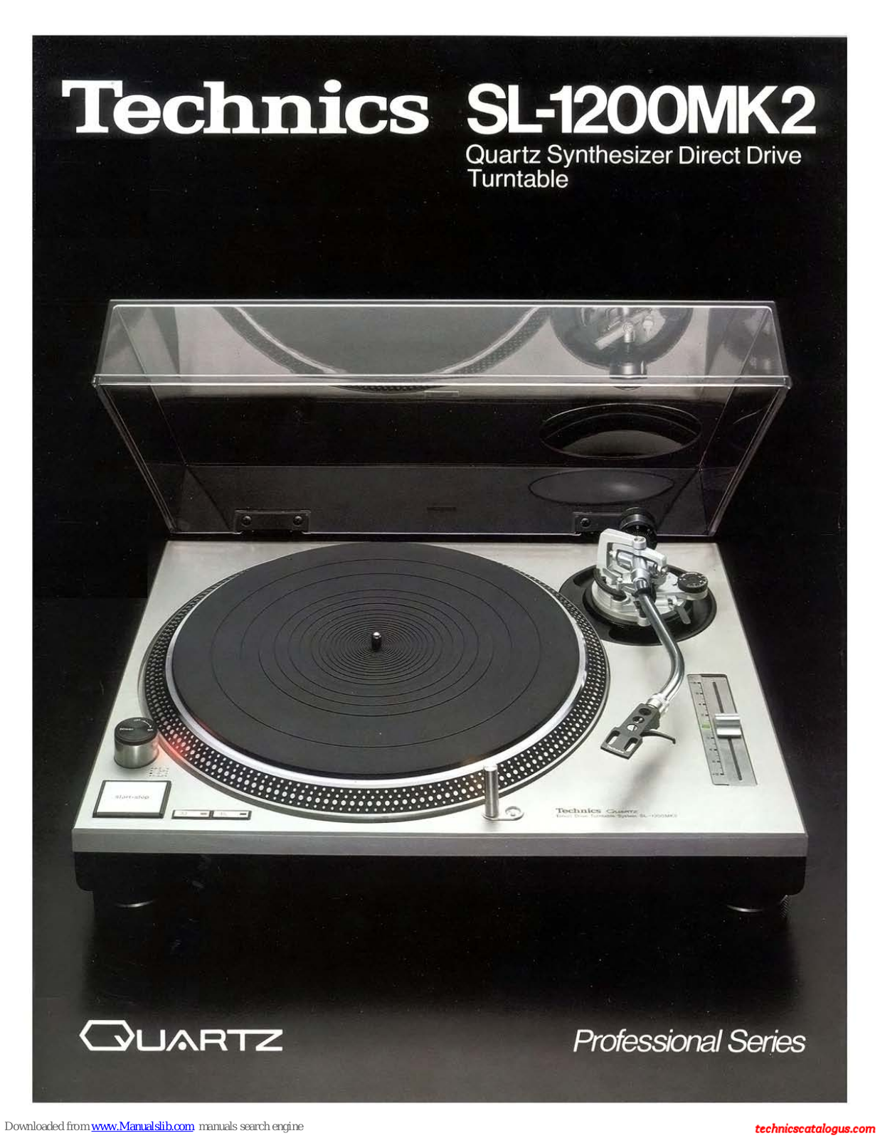 Technics SL-12000MK2 User Manual