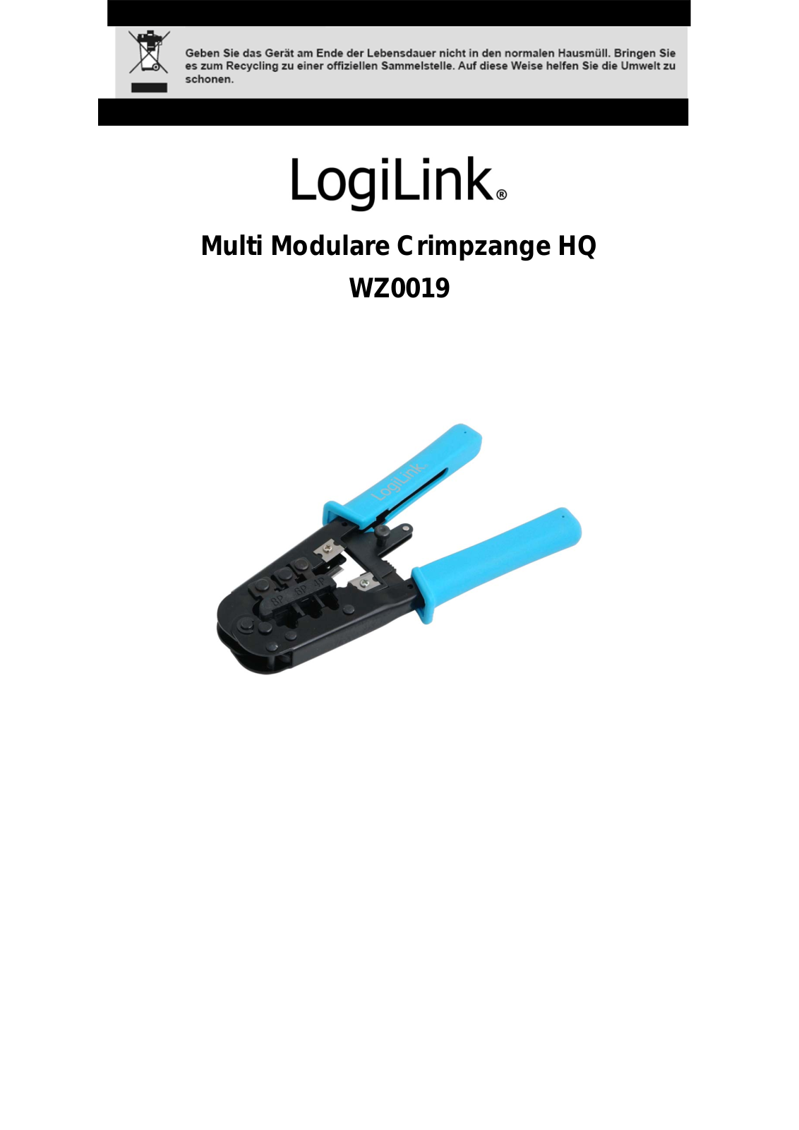 LogiLink WZ0019 User guide