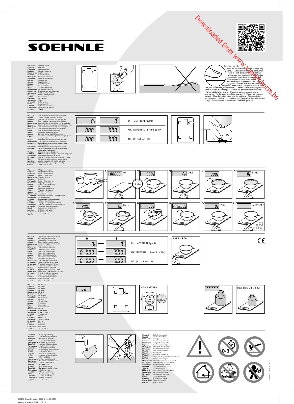 SOEHNLE 66178 User Manual