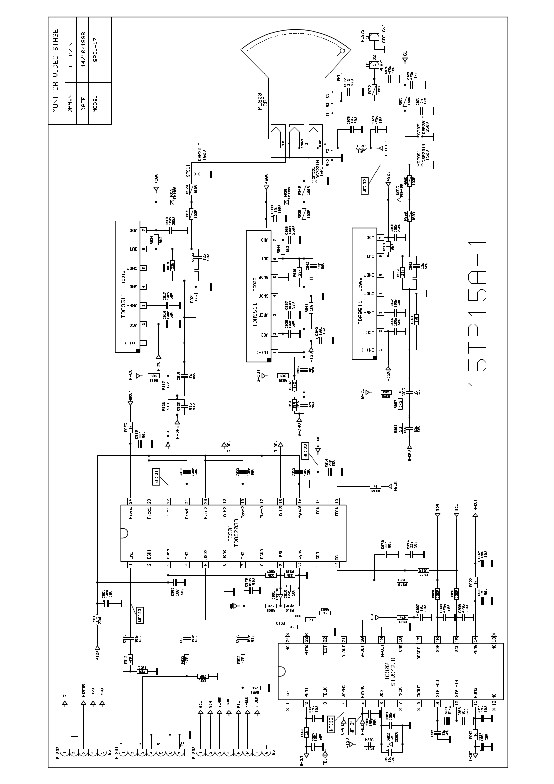 Vestel 15TP15-A1 Schematic