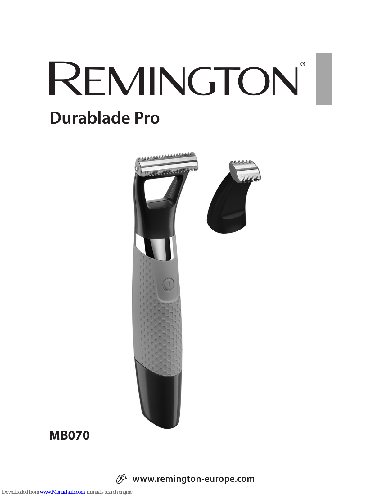 Remington Durablade Pro MB070 User Manual