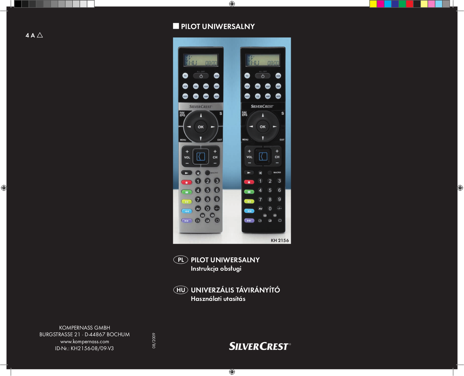 Silvercrest KH 2156 User Manual