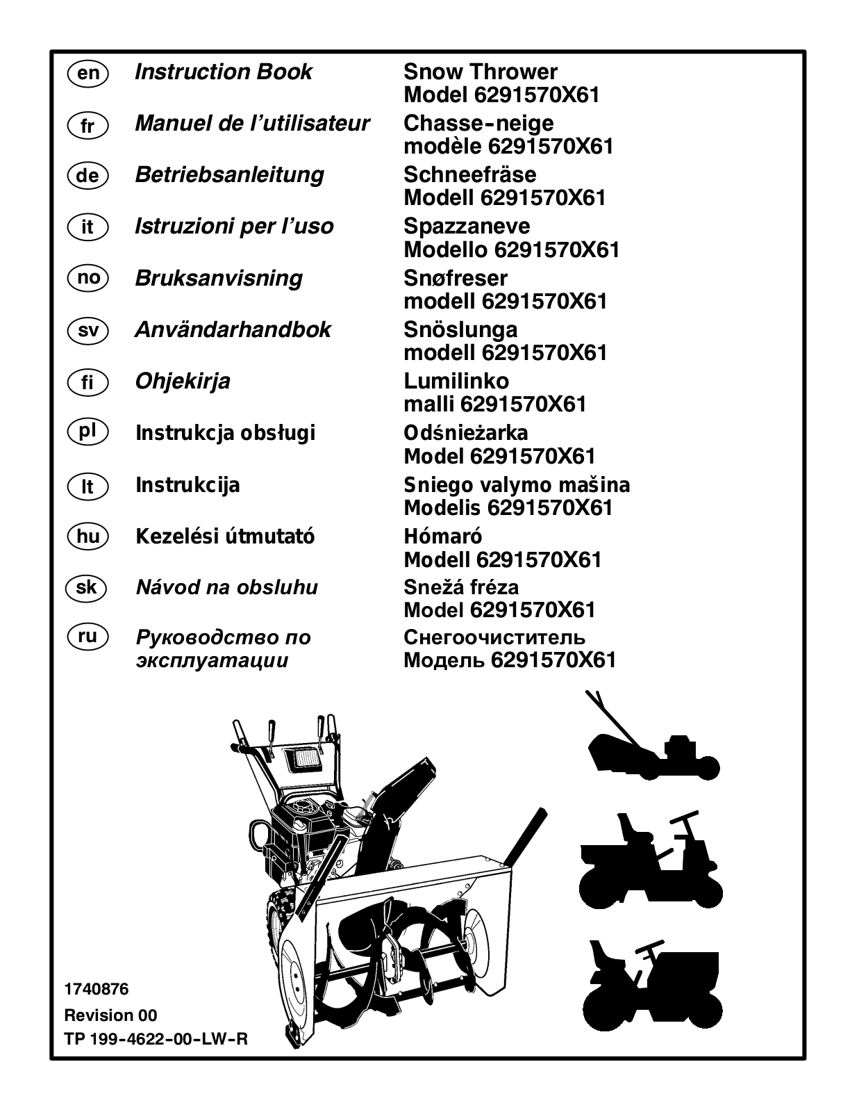 MURRAY 6291570X61 User Manual