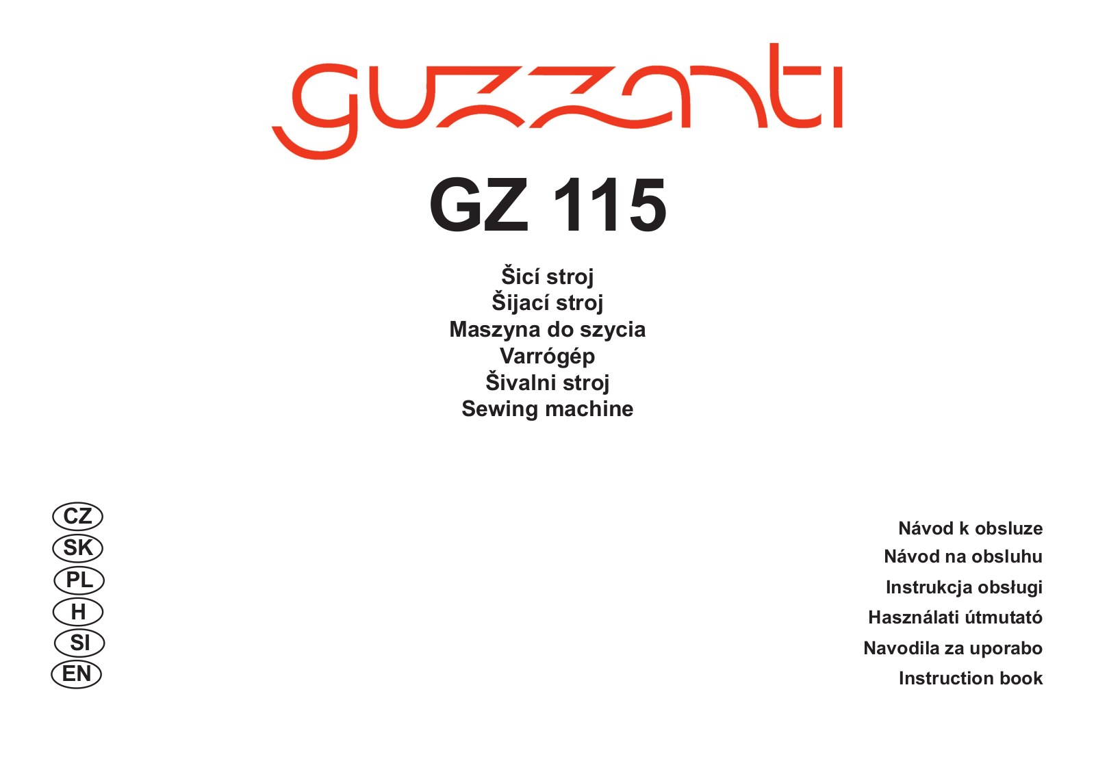 Guzzanti GZ 115 User Manual