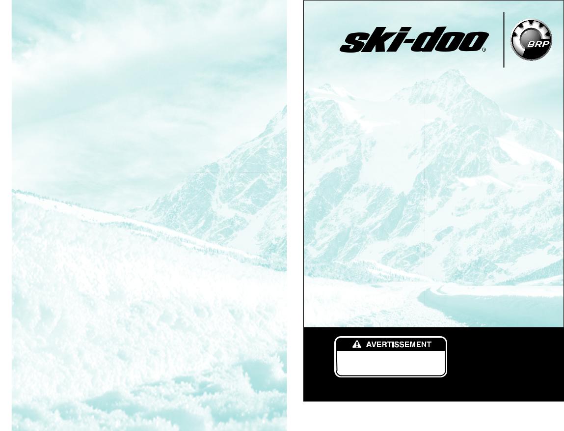 Ski-Doo Skandic WT, Skandic SWT User Manual