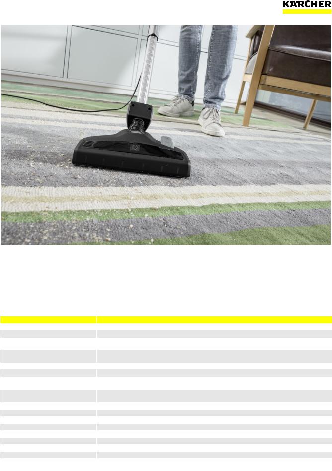 Karcher VC 5 Datasheet