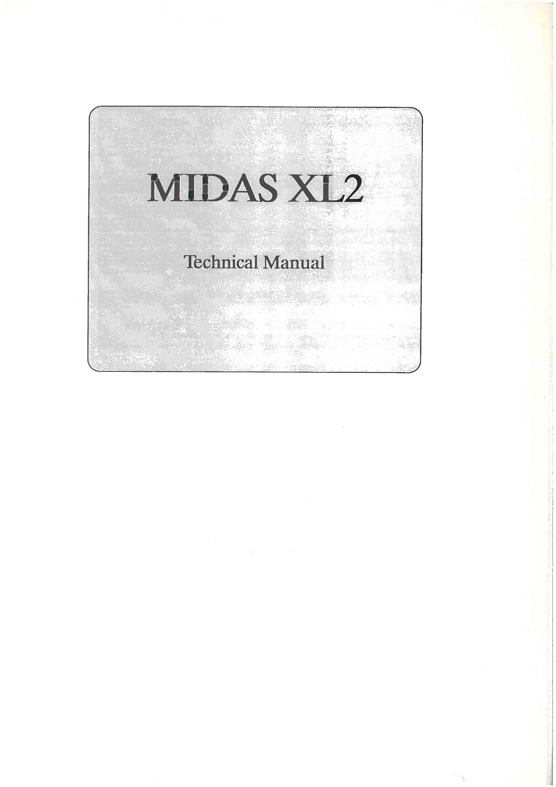 Midas Consoles XL2 SERVICE MANUAL
