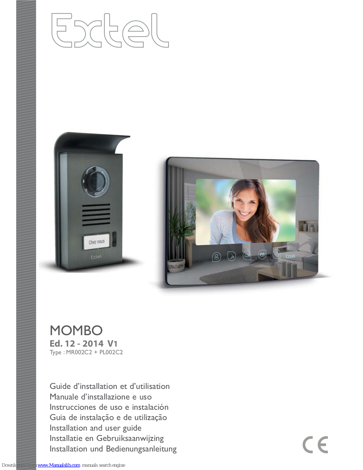 Extel MOMBO Ed. 12 - 2014 V1, PL002C2, MR002C2 Installation And User Manual