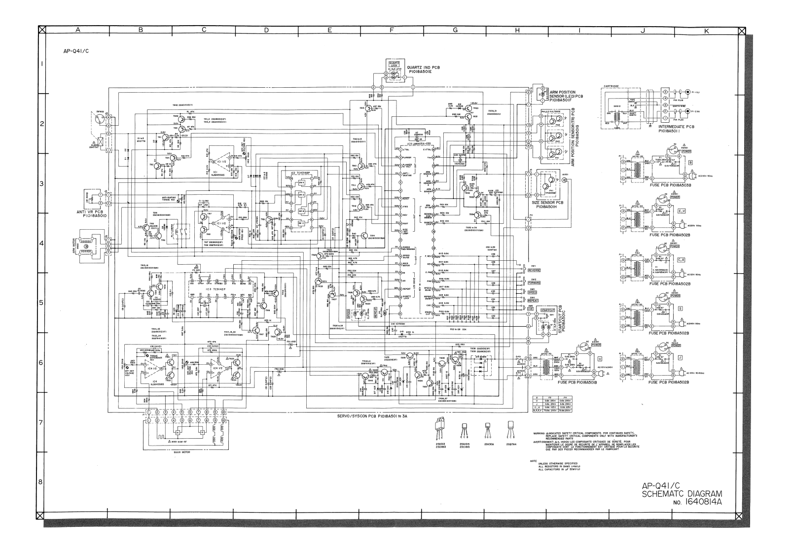 Akai APQ41 Schematic