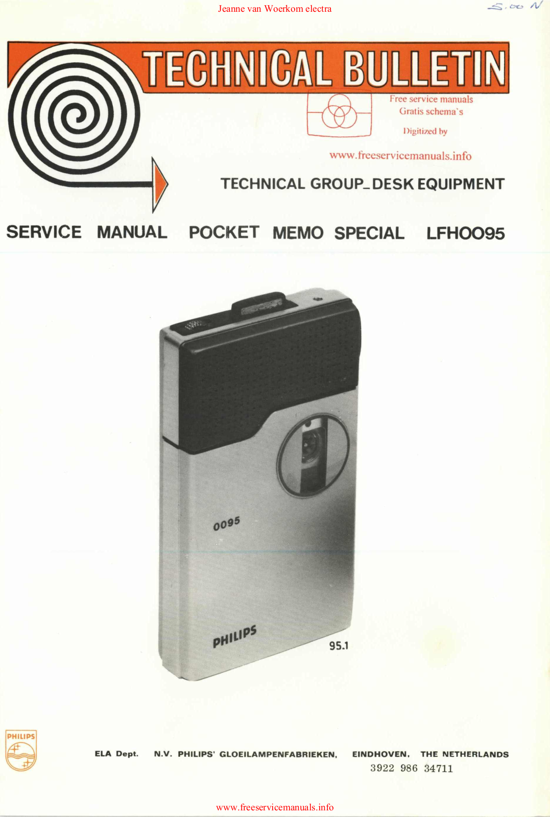 Philips lfh0095 Datasheet - ManualMachine.com