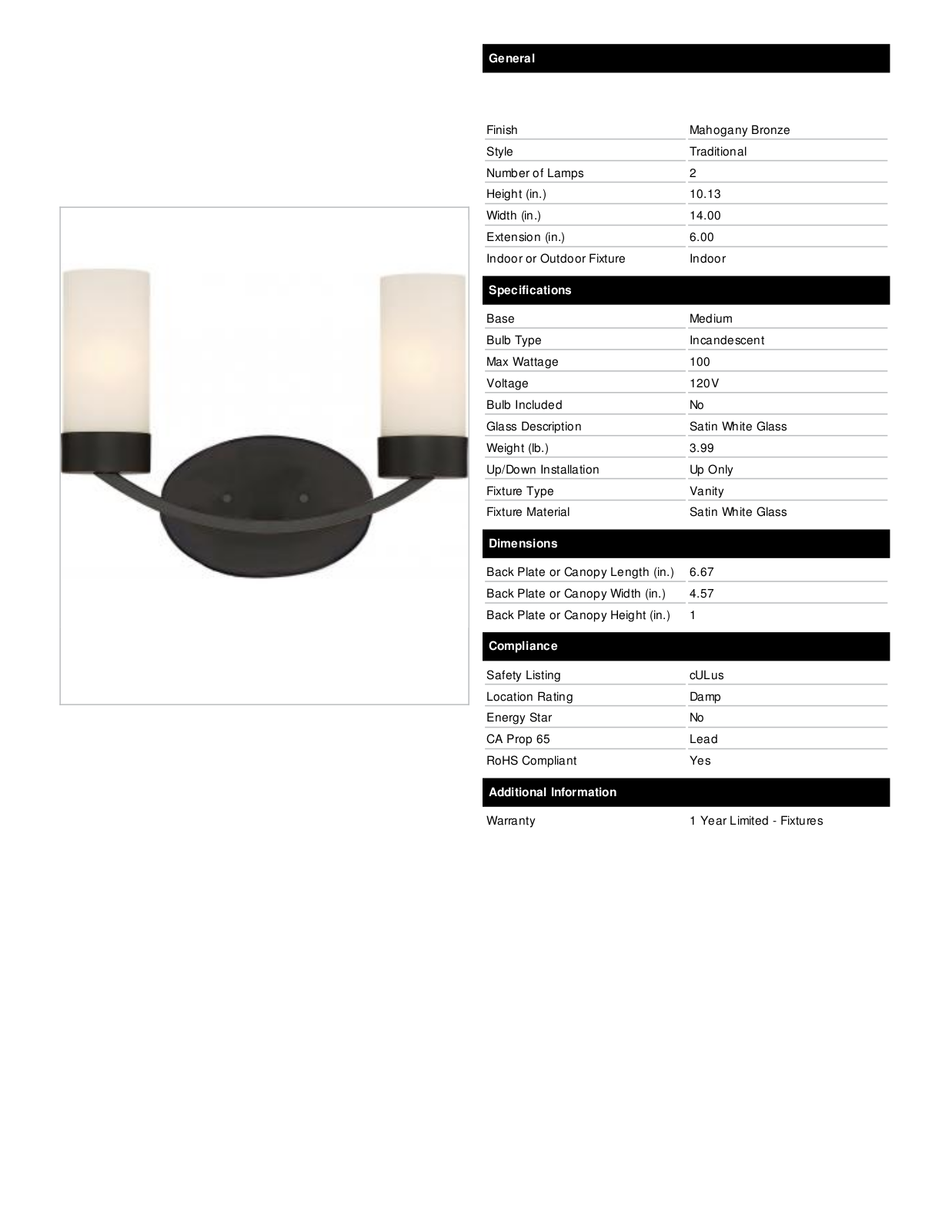 Andover Mills ANDO7586 Specifications - ManualMachine.com