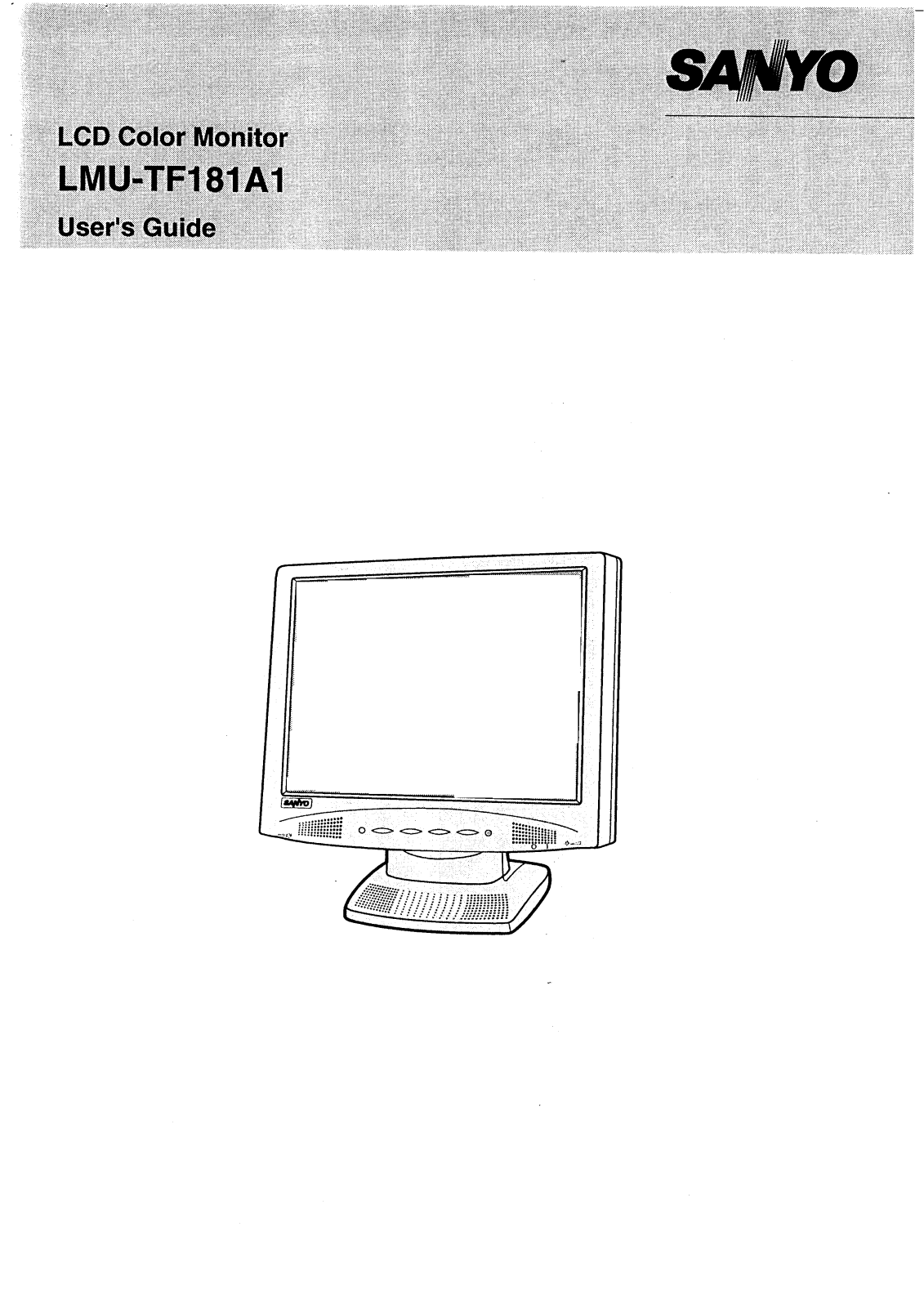 Sanyo LMU-TF181A1 Instruction Manual