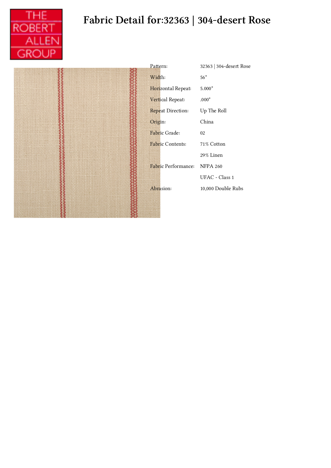 Duralee CRAL6839 Specifications - ManualMachine.com
