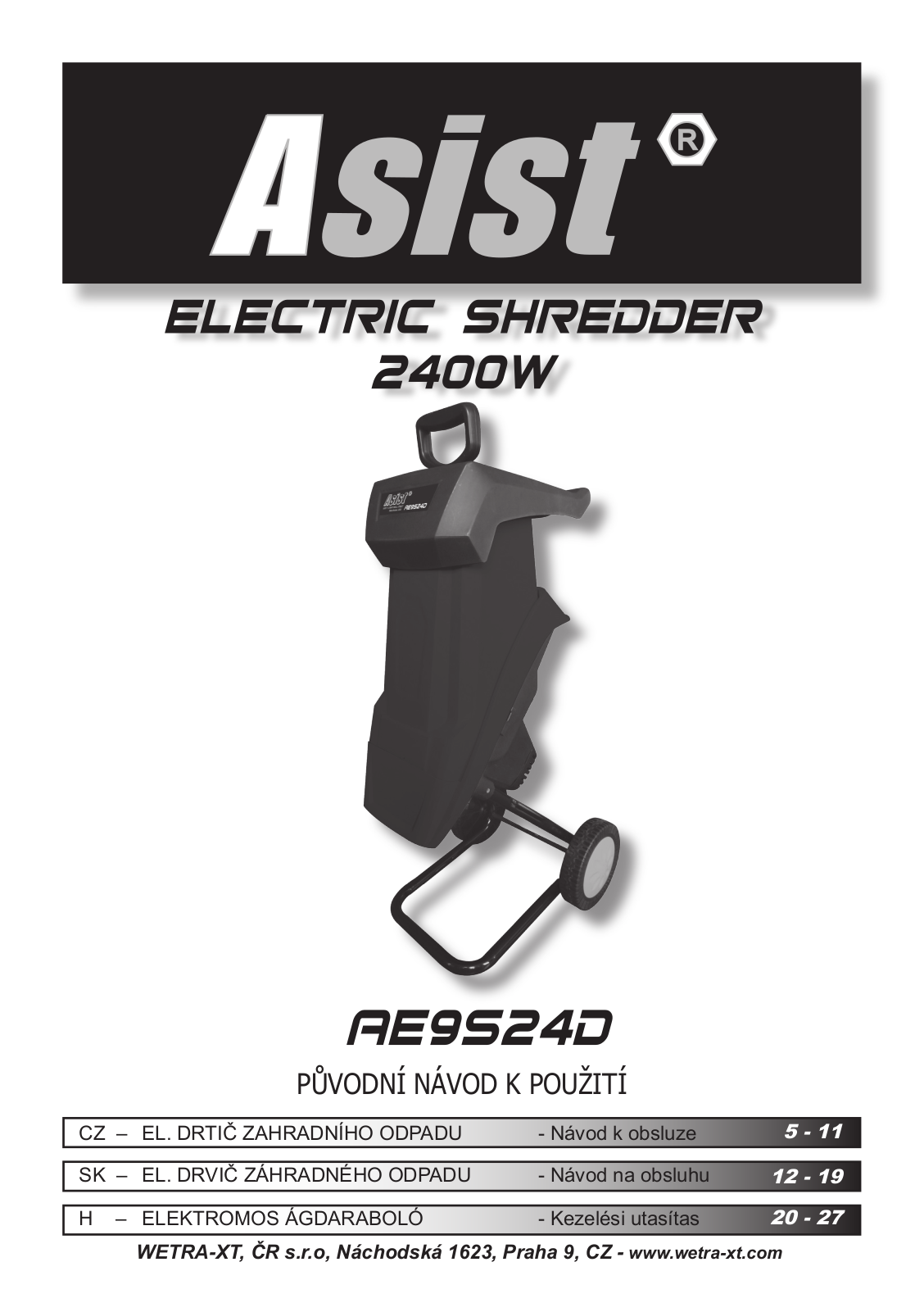 Asist AE9S24D User Manual