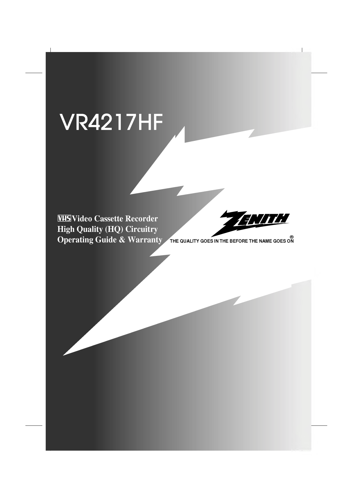 LG VR4217HF User Manual