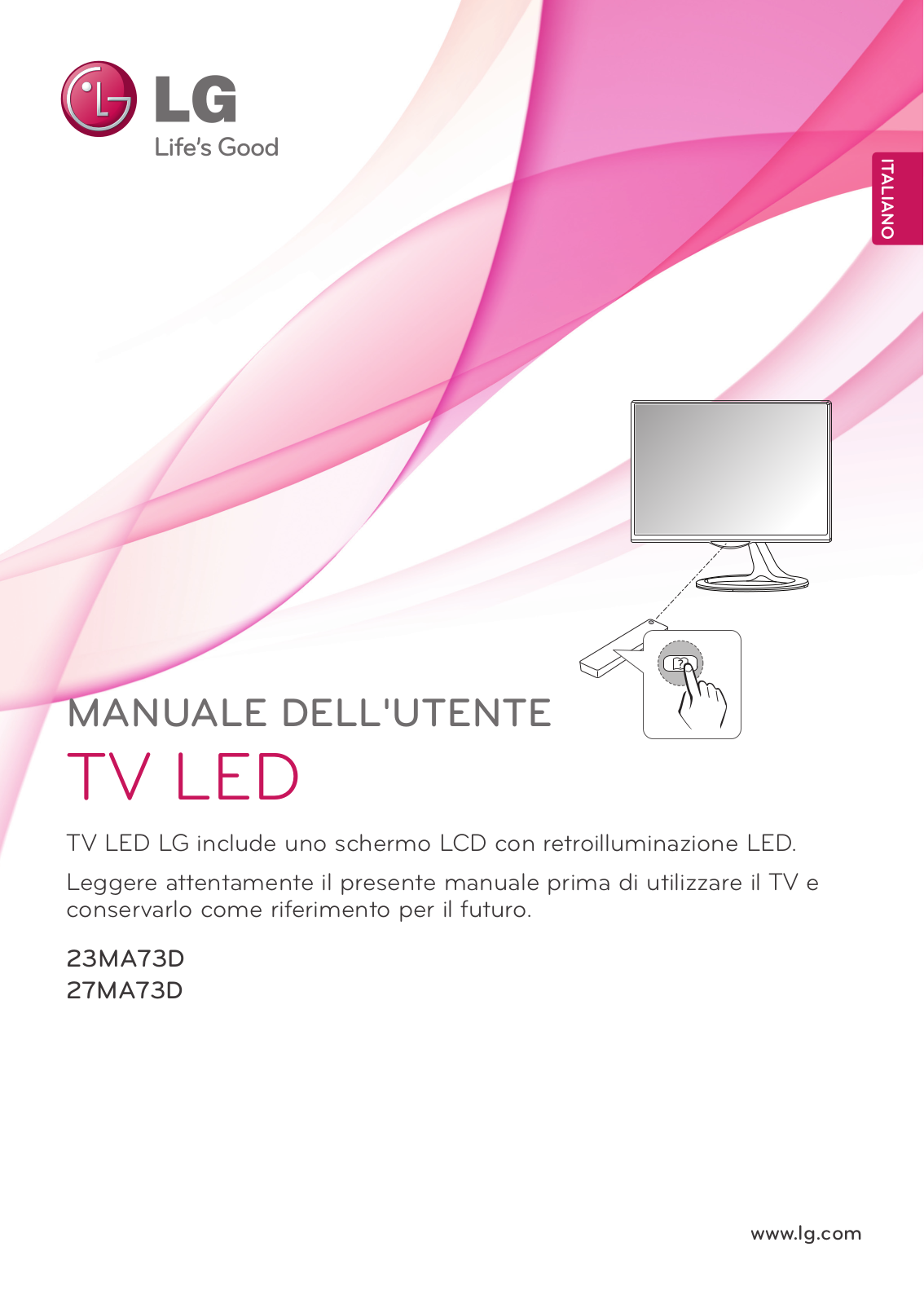 LG 27MA73D-PZ, 23MA73D-PR User Manual