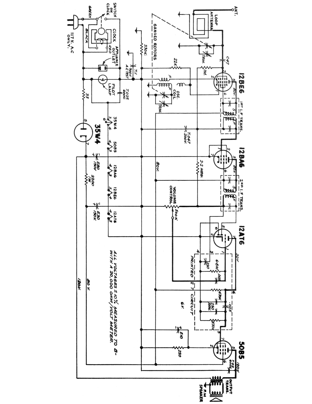 ElectroHome 12BA6, 12BE6 Schematic - ManualMachine.com