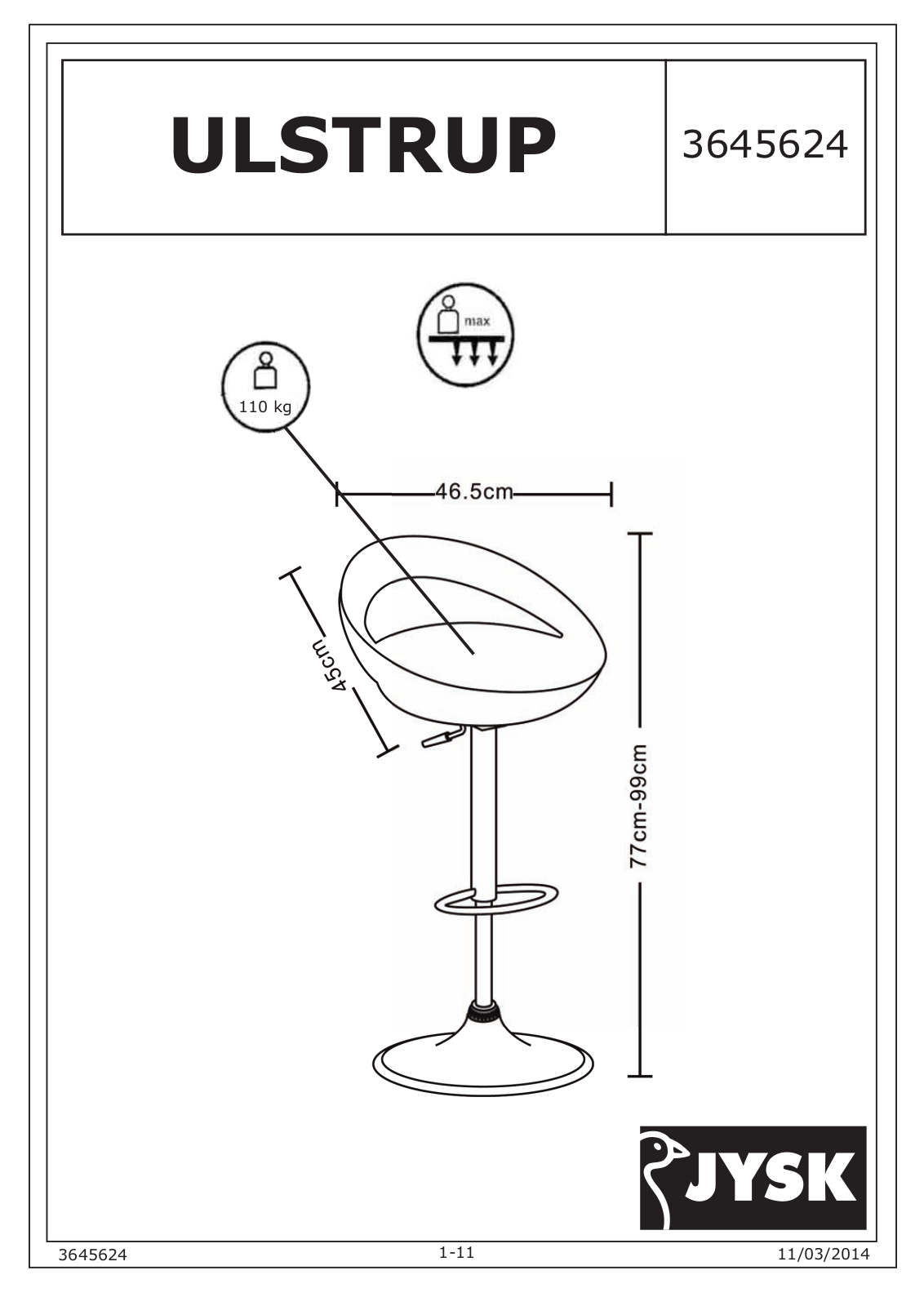 JYSK Ulstrup User Manual