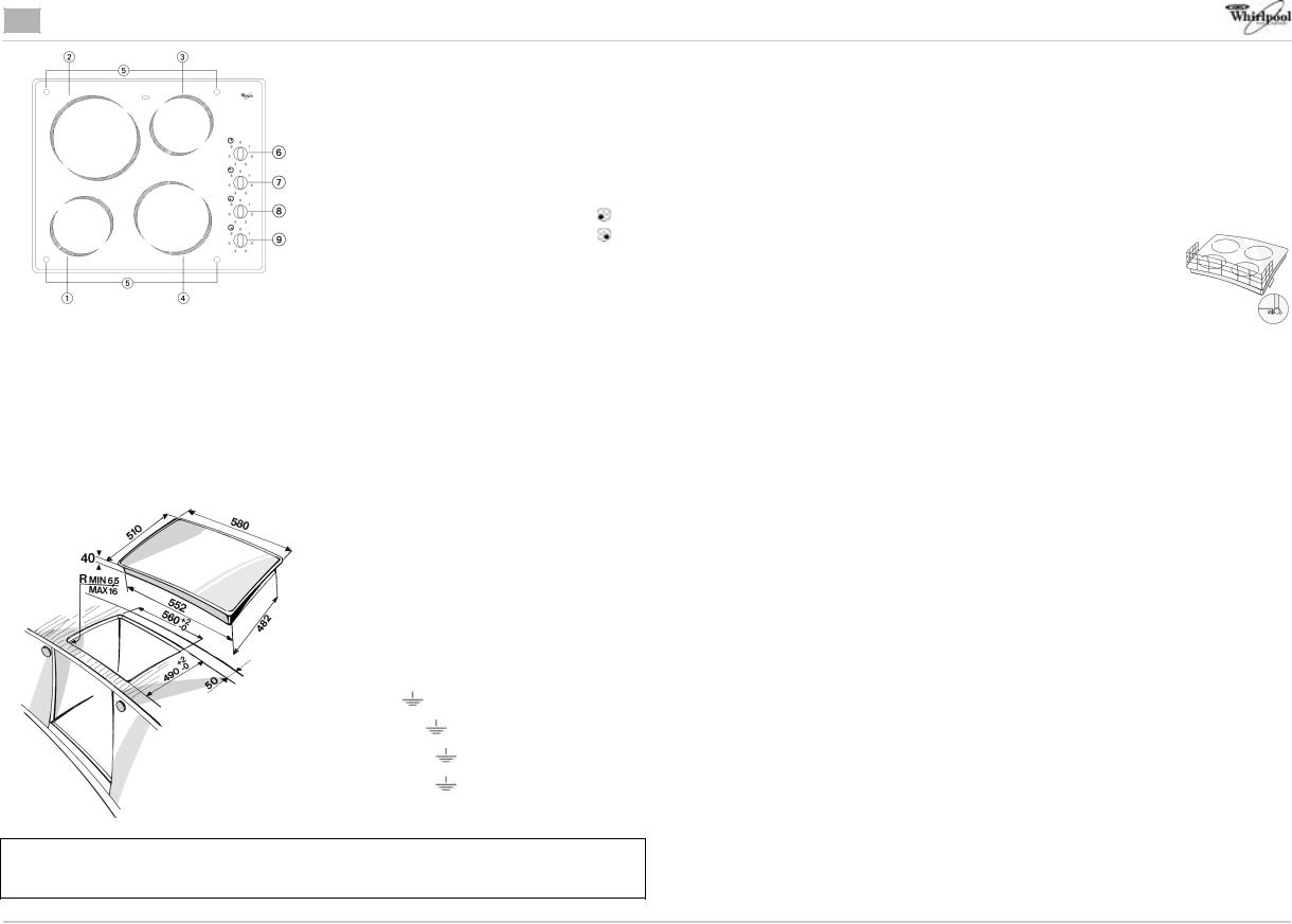 Whirlpool AKM 907/NE/01 PROGRAM CHART