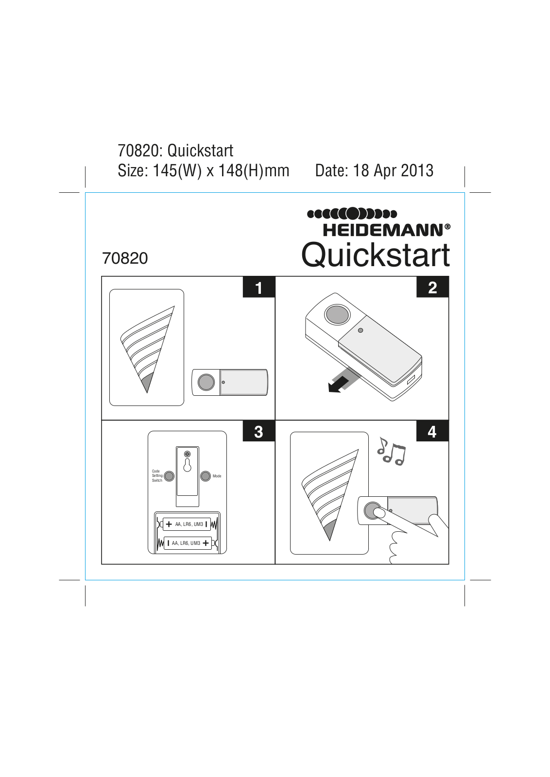 Heidemann 70820 User guide