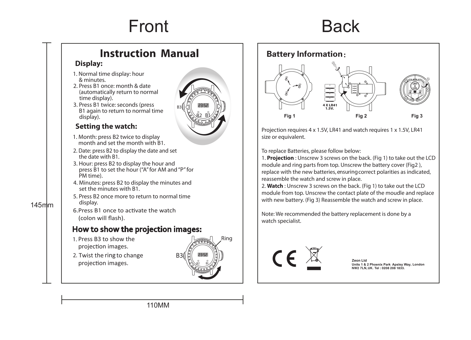 ZEON Mar-09 Instruction manual