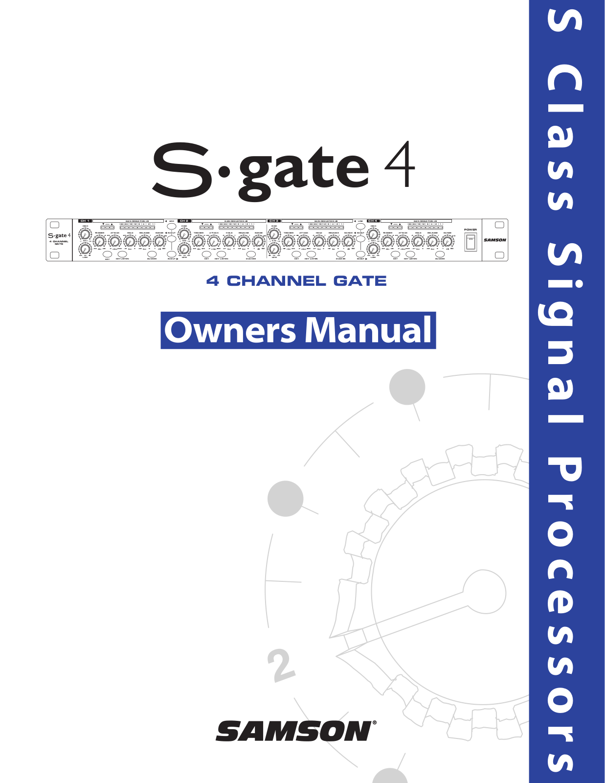 Samson S-Gate 4 User Manual