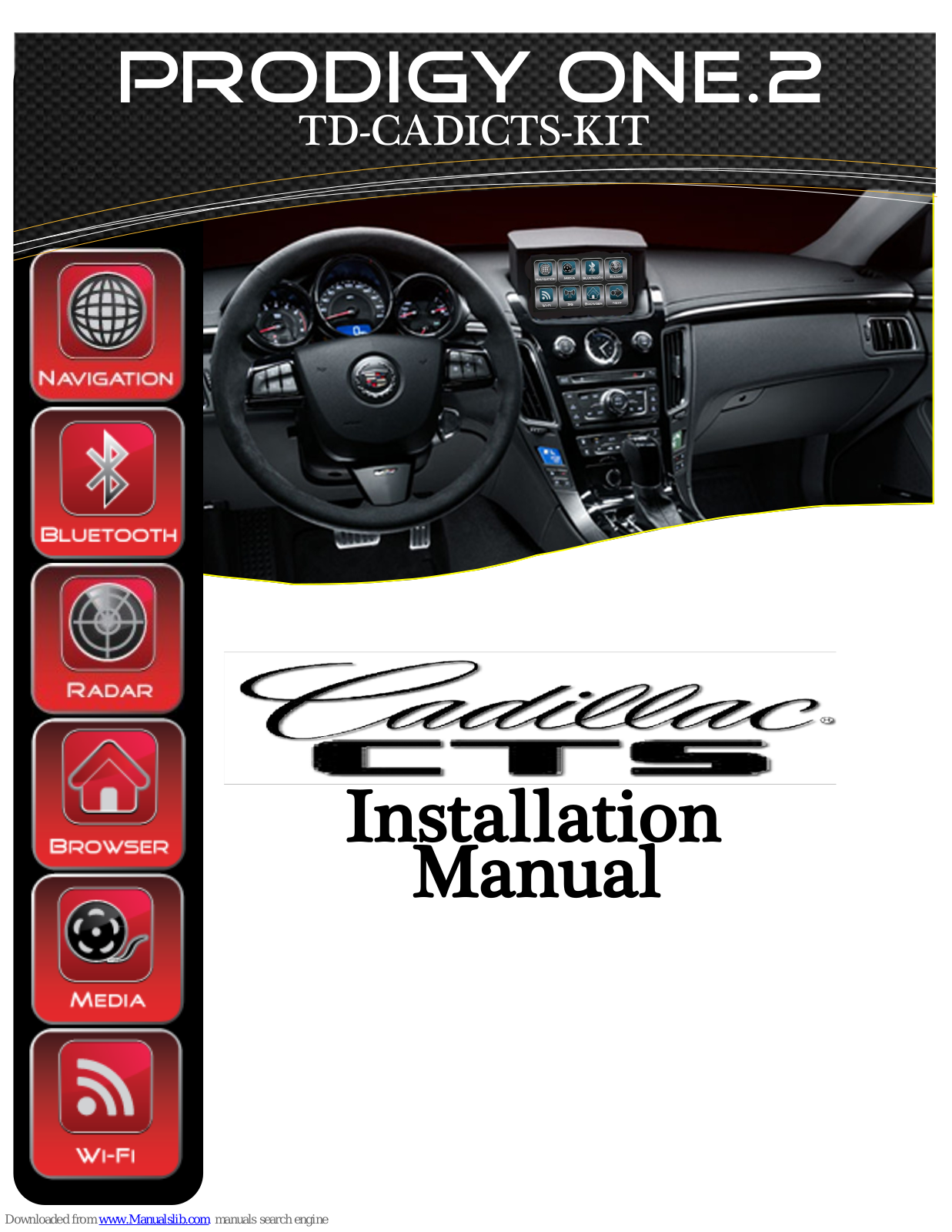 Cadillac Prodigy One.2 Installation Manual