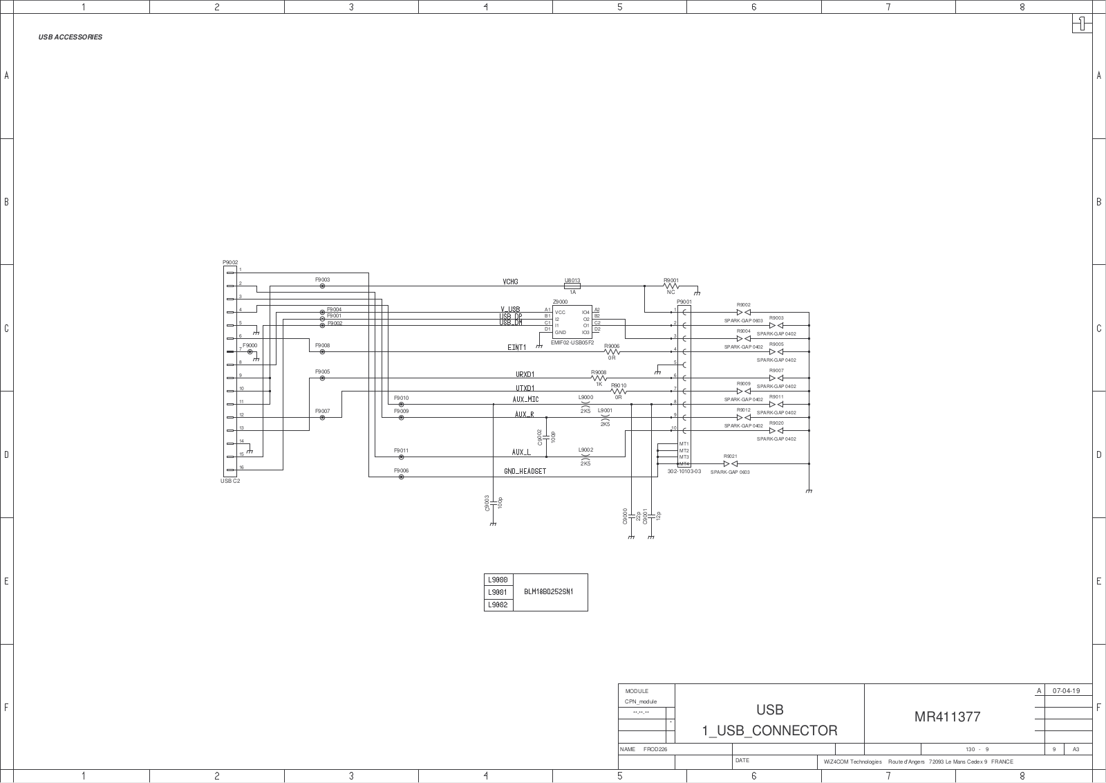 FLY M130 Schematic