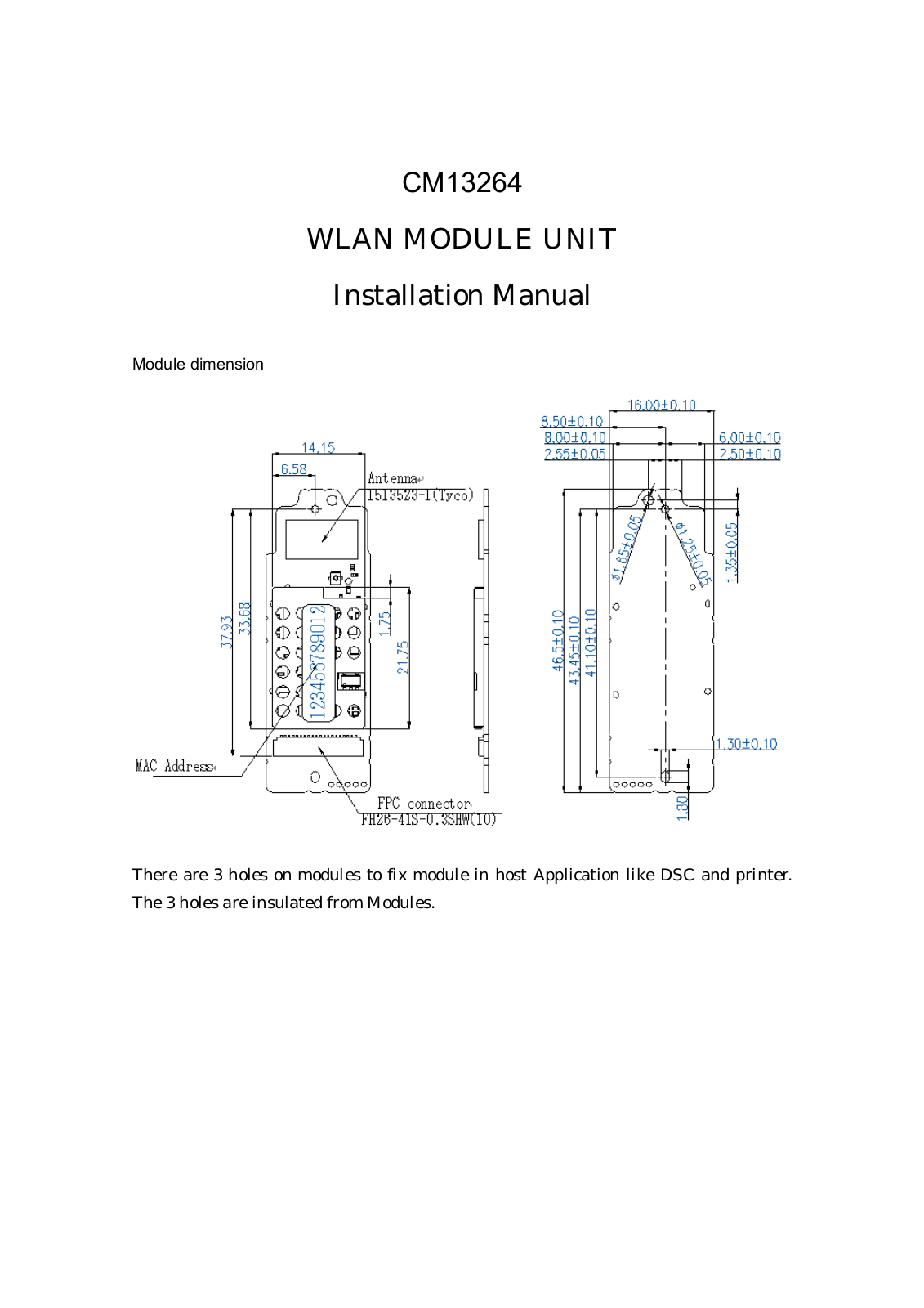 Canon CM13264 Users Manual