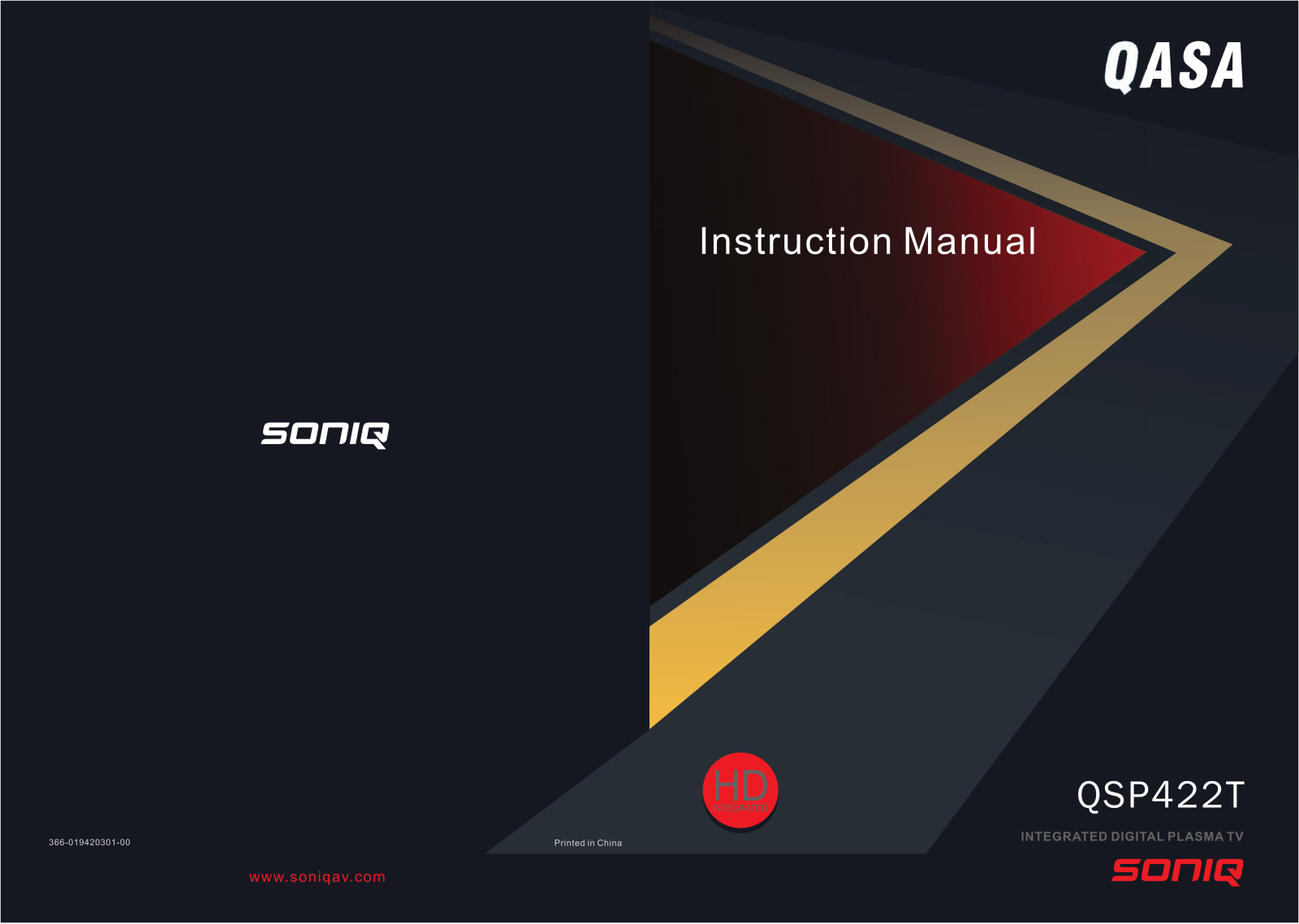 SONIQ QSP422T User Manual