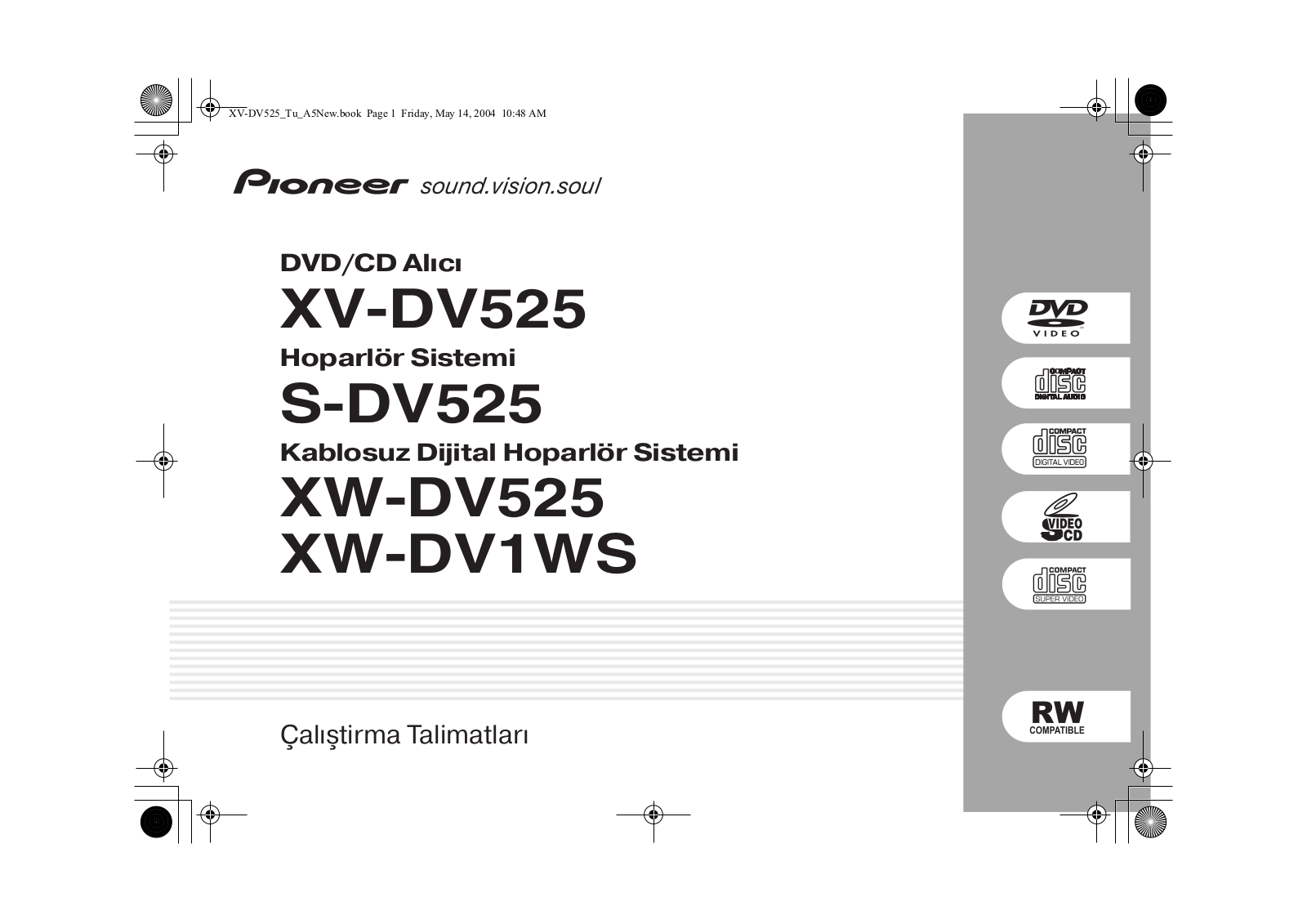 Pioneer DCS-525 User manual