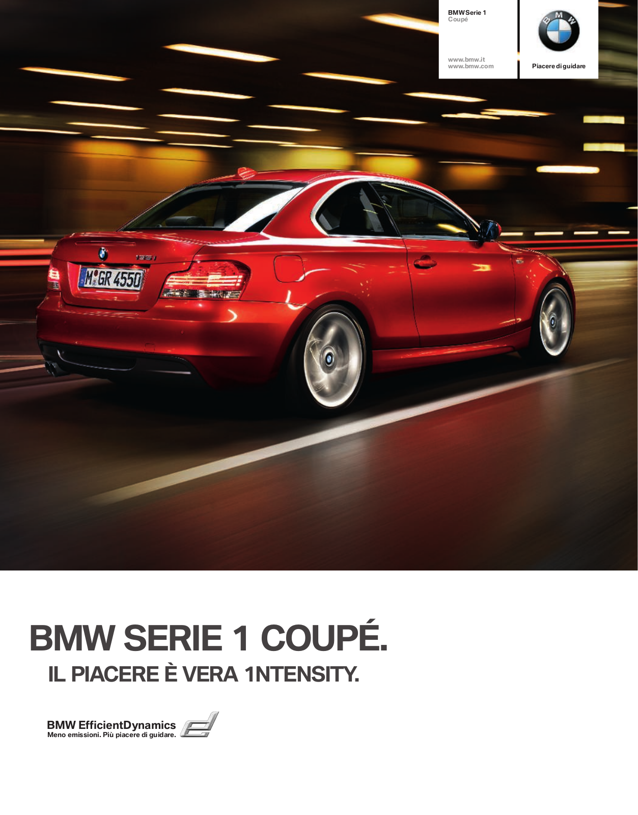 Bmw 125I COUPE, 135I COUPE, 118D COUPE, 120D COUPE, 123D COUPE BROCHURE