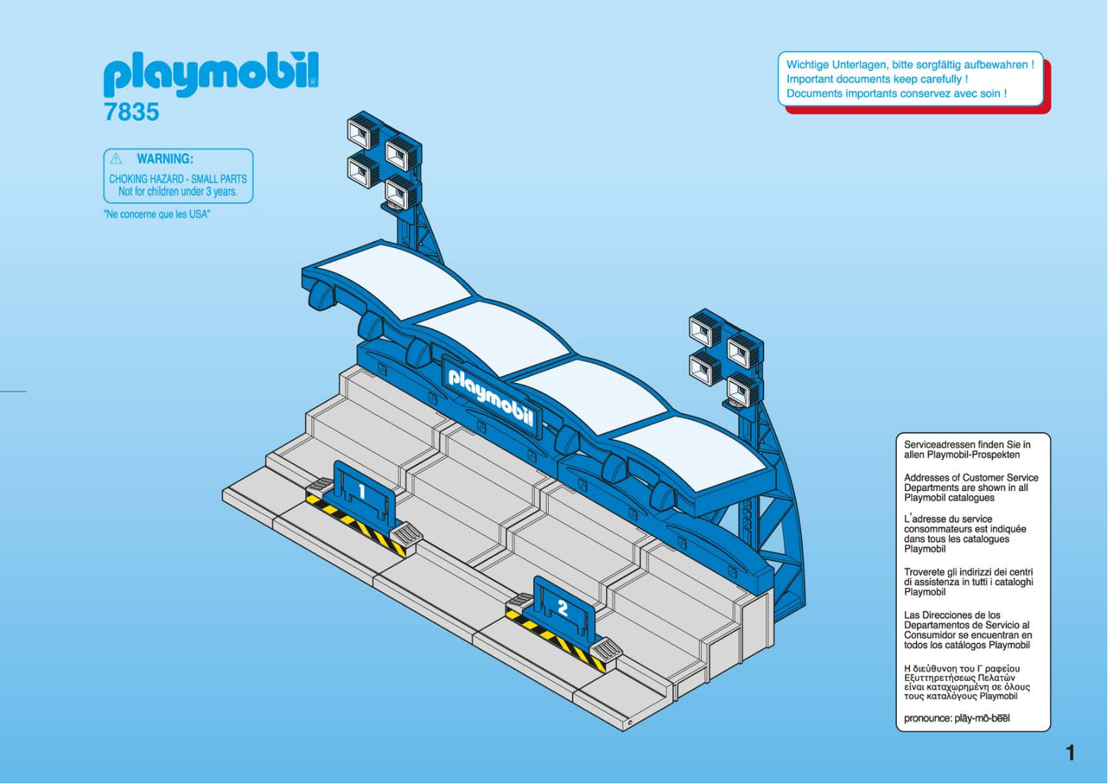 Playmobil 7835 Instructions