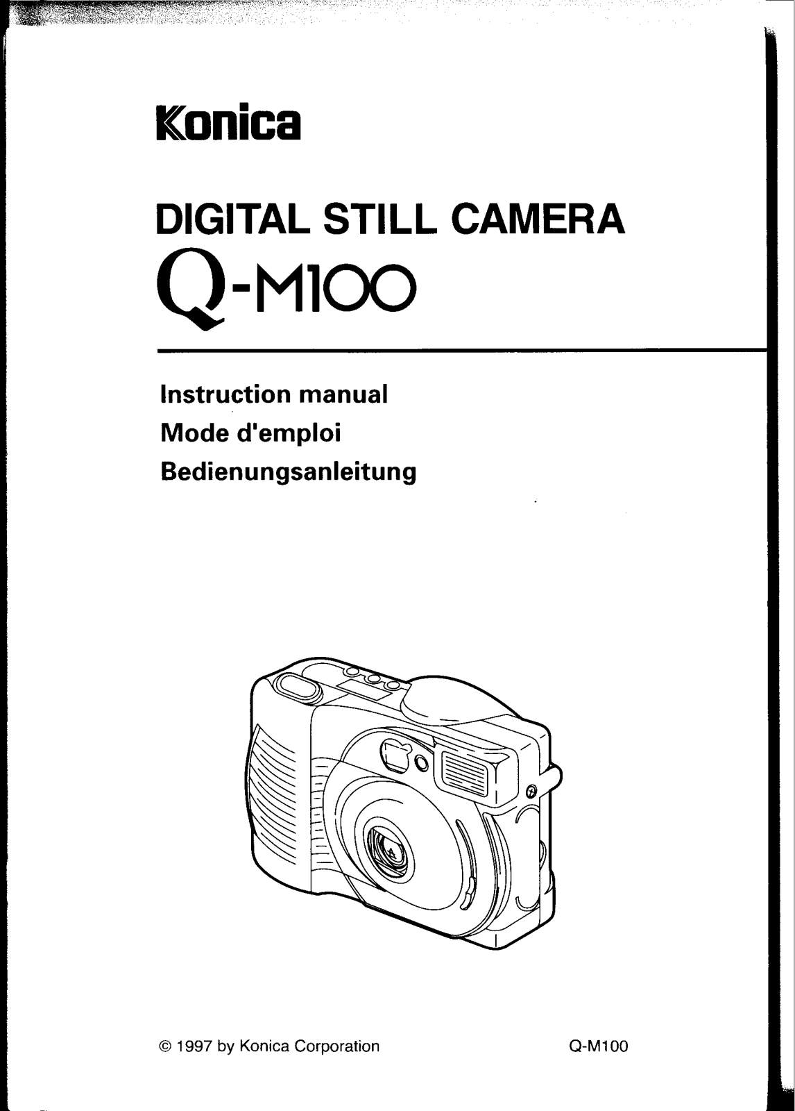 Konica QM100 User Manual