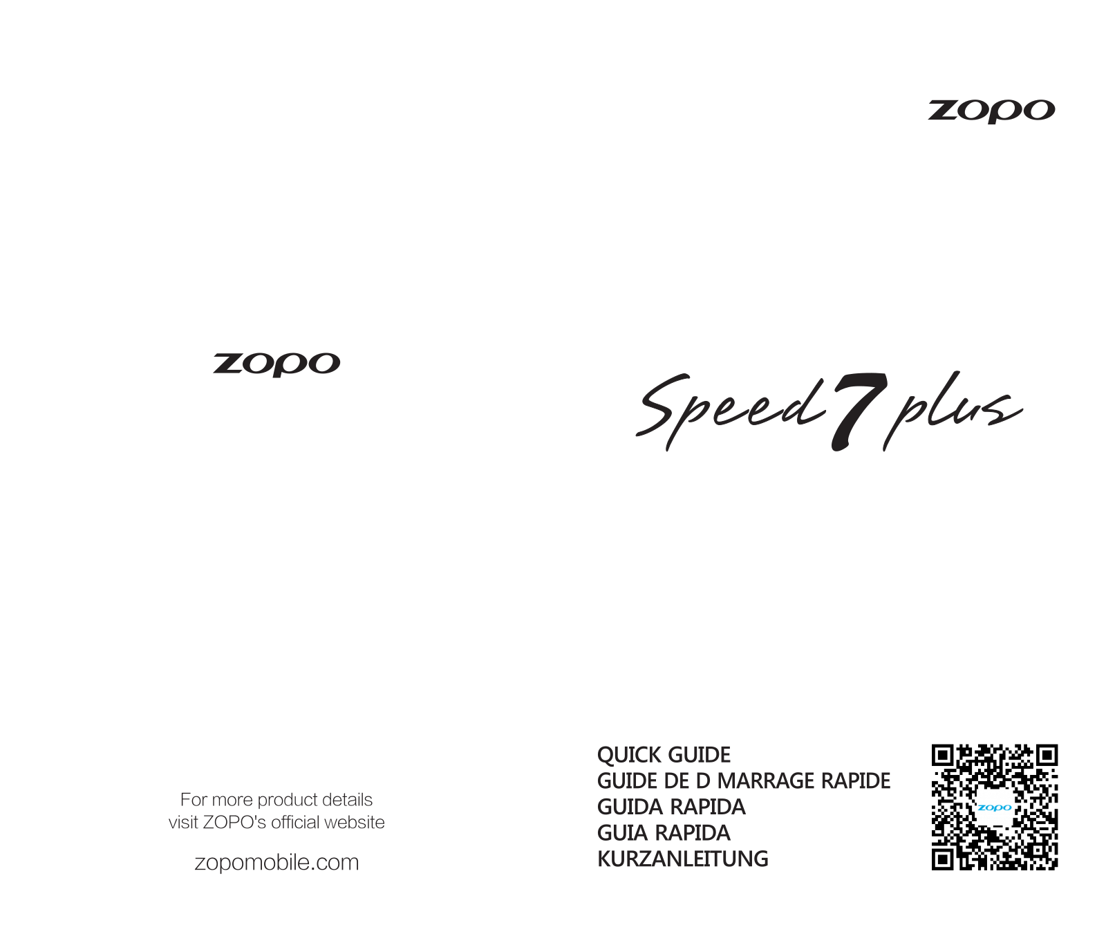 Zopo Speed 7 Plus User Manual