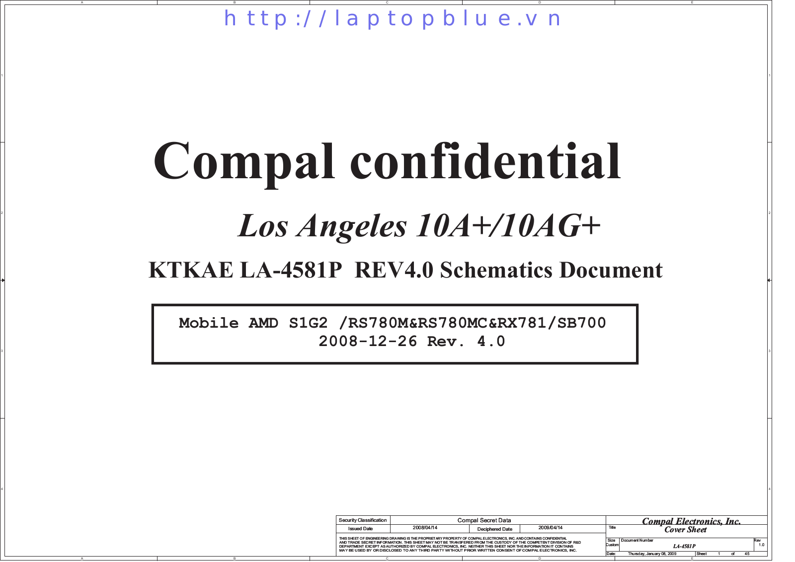 Toshiba satellite a300, satellite a300d, satellite a350d Schematics