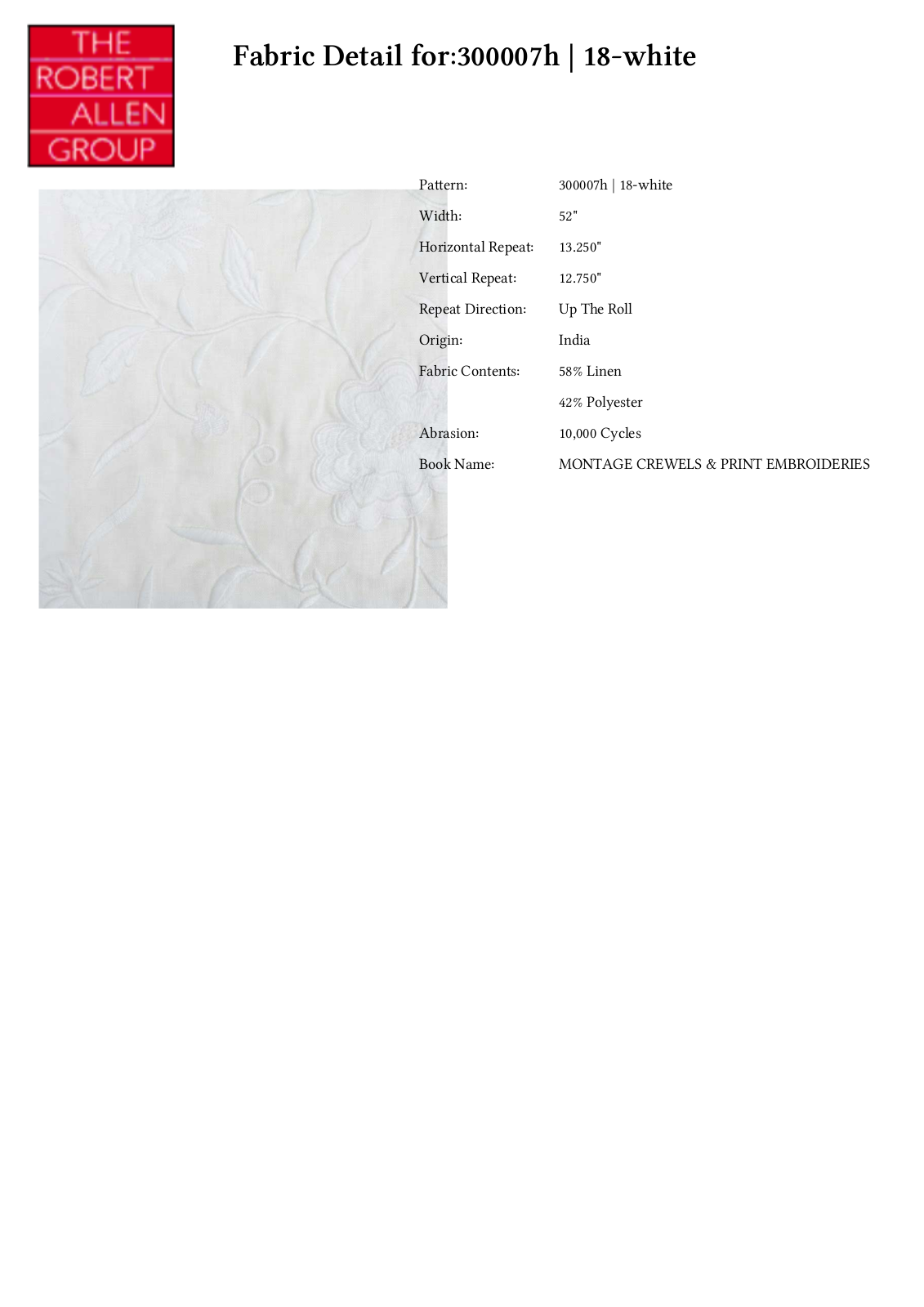 Duralee CRAL6027 Specifications - ManualMachine.com